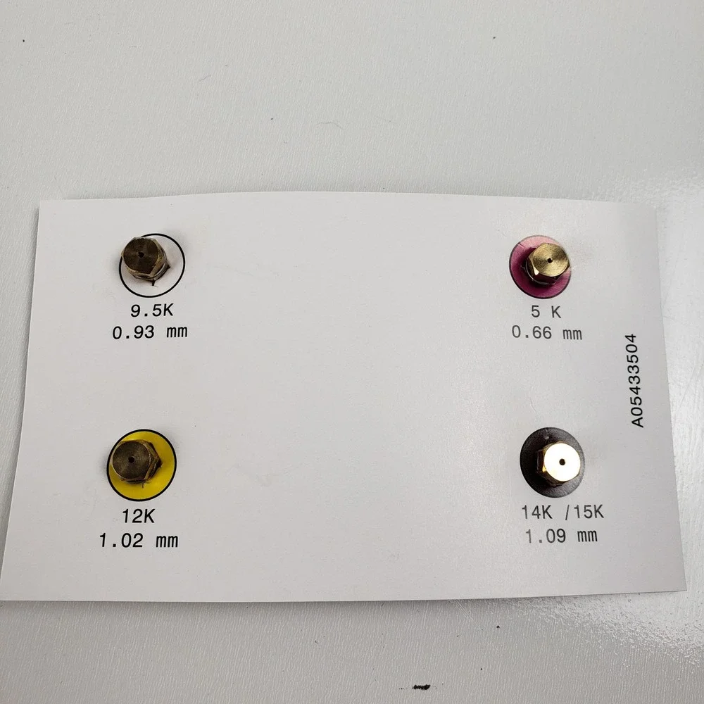 Frigidaire Electrolux LP Conversion Kit A05433604 Gas Range Orifices Set